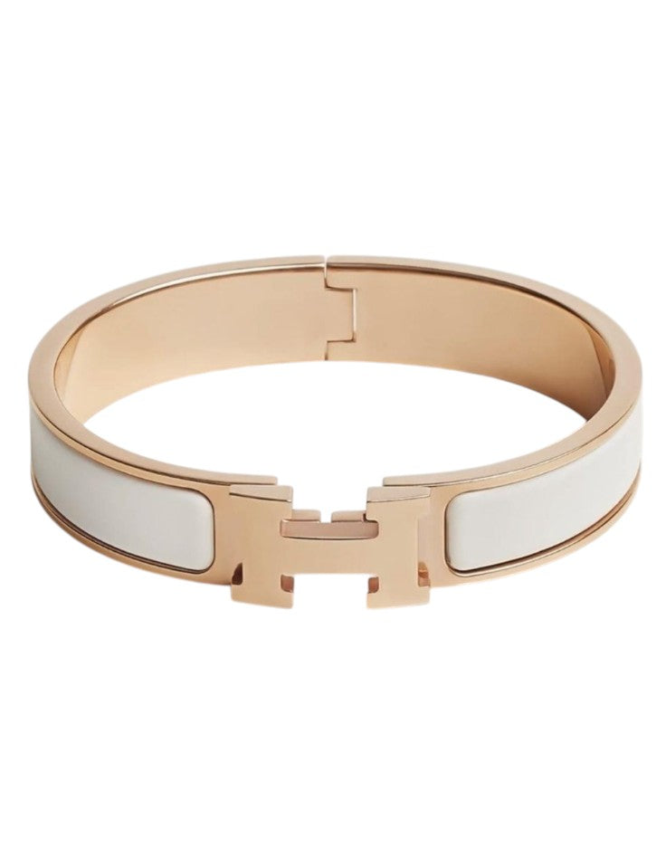 Hermès Clic H Oro Rosa