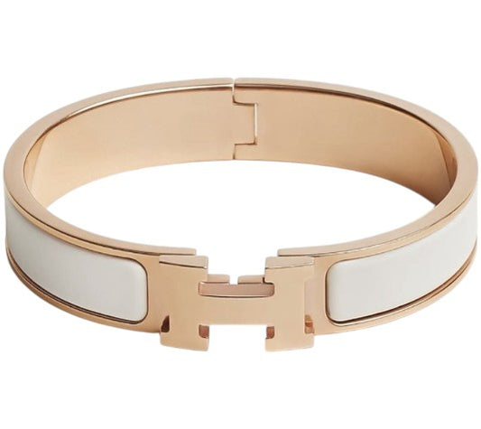 Hermès Clic H Oro Rosa