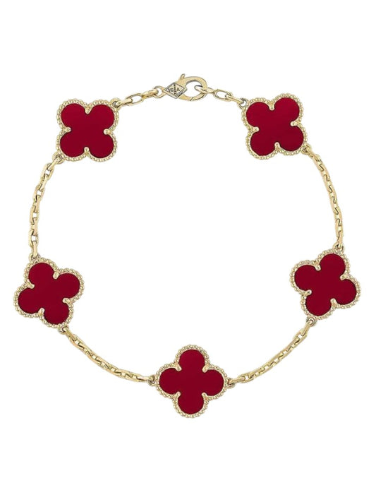 Pulsera Van Cleef Roja