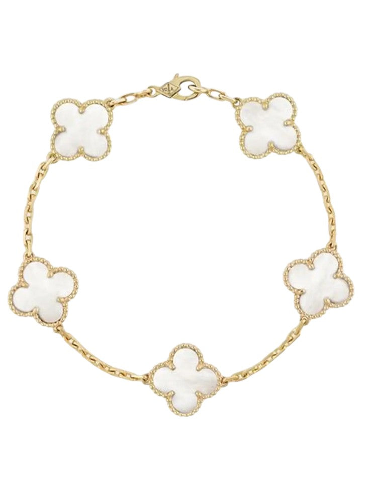 Pulsera Van Cleef Blanca