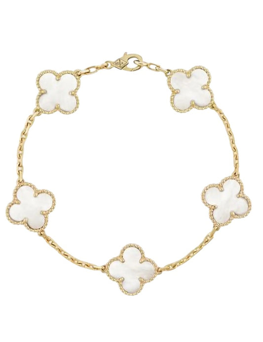 Pulsera Van Cleef Blanca